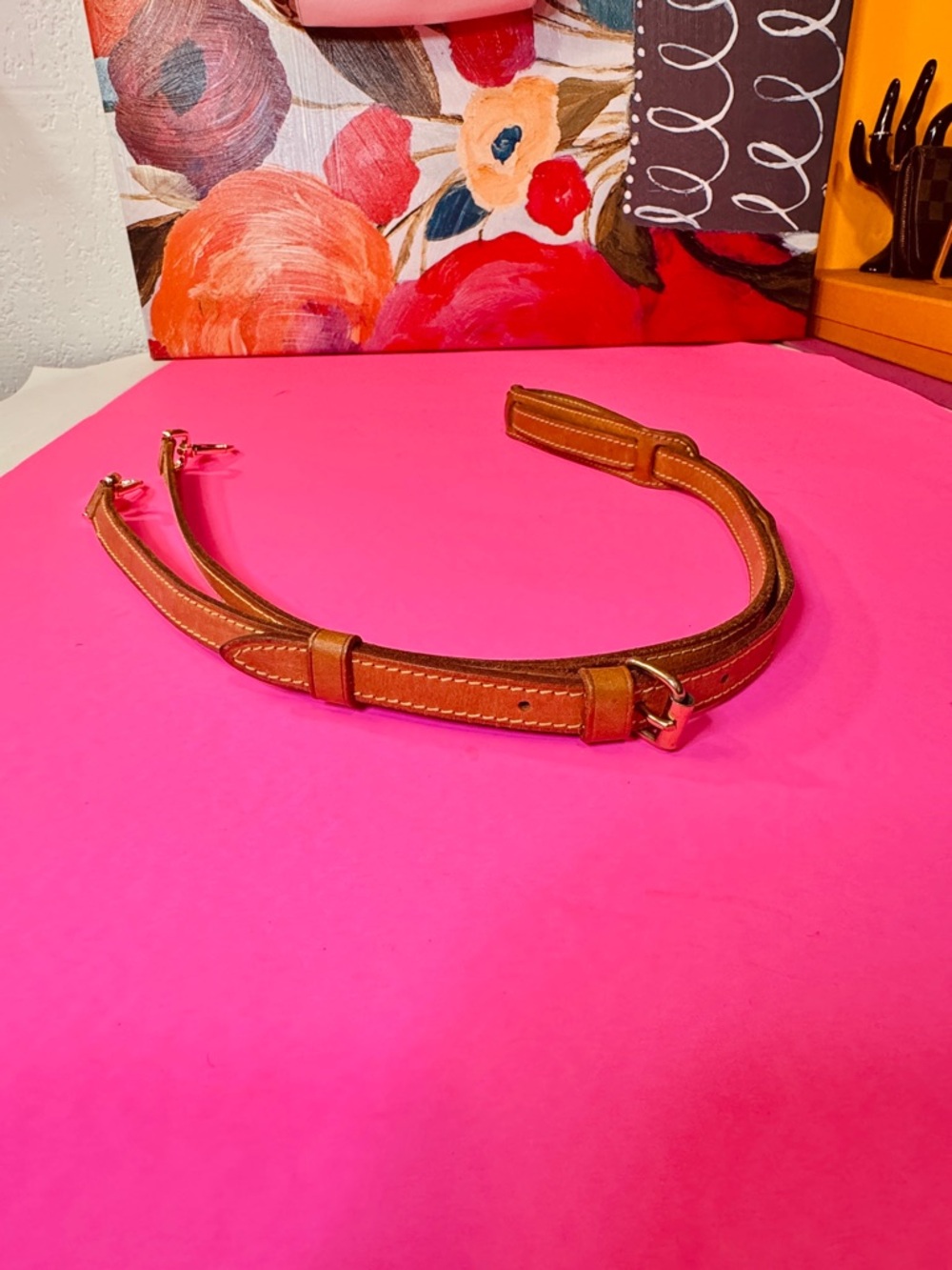 Louis Vuitton strap vagheta ajustabile size - Picture 10 of 11